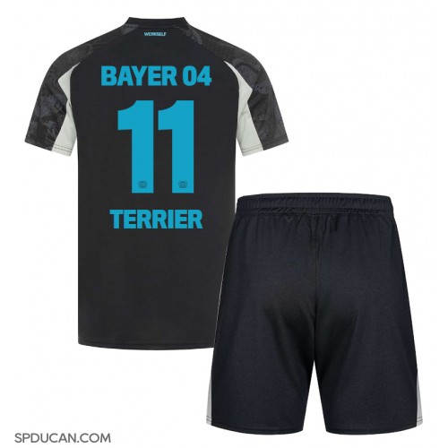 Dječji Nogometni Dres Bayer Leverkusen Martin Terrier #11 Rezervni 2024-25 Kratak Rukav (+ Kratke hlače)